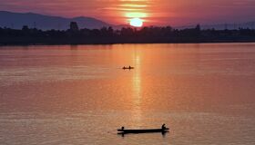 Begin your Vietnam Travel with golden river light